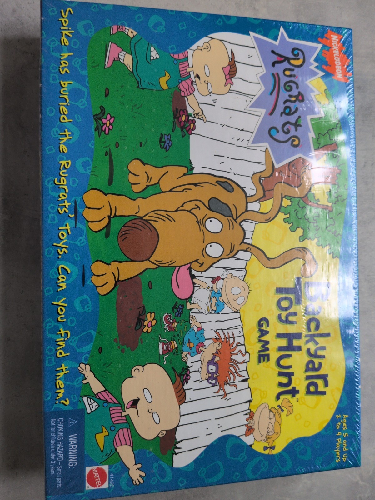 Vintage Mattel Nickelodeon Rugrats Back Yard Toy Hunt Game Toy Retro 1997 RARE🌟
