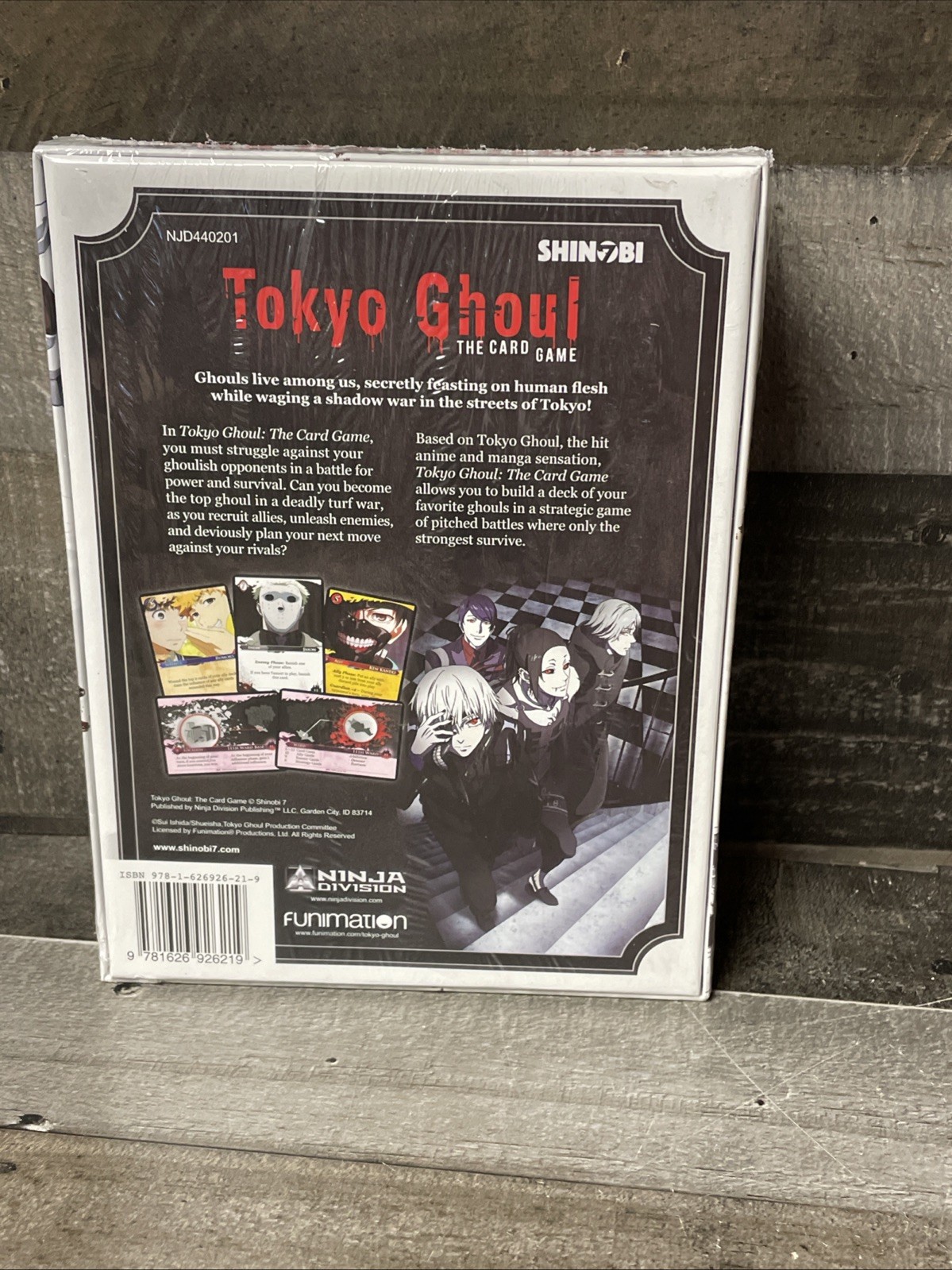 Tokyo Ghoul The Card Board Game Anime Ninja Division Shinobi NEW