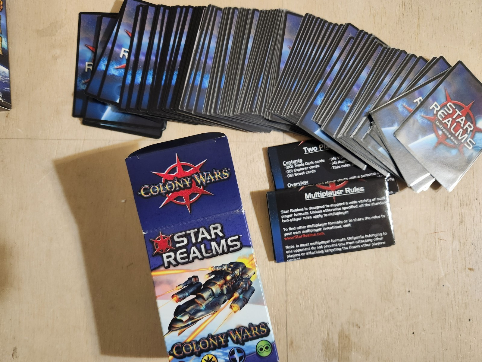 Star Realms Card Game Wise Wizard Games, colony wars, frontiers, deck builder