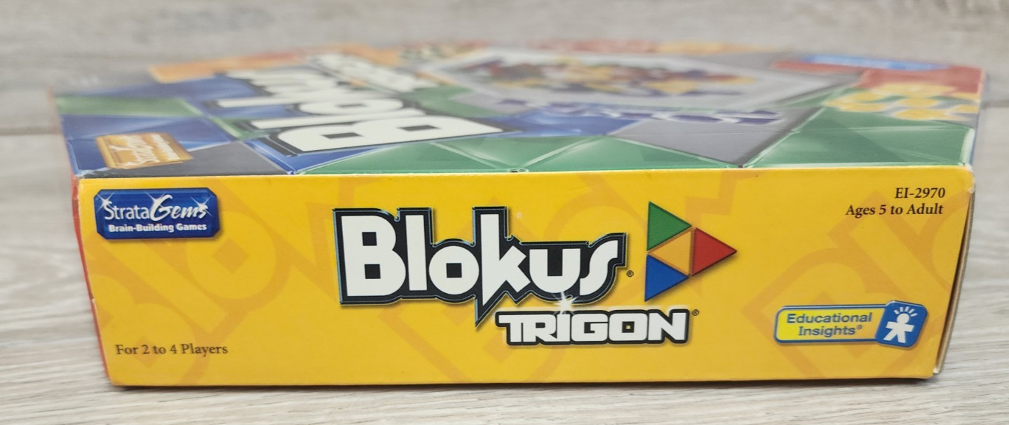Blokus Trigon EI-2970 Board Game 2006 Educational Insights 100% Complete