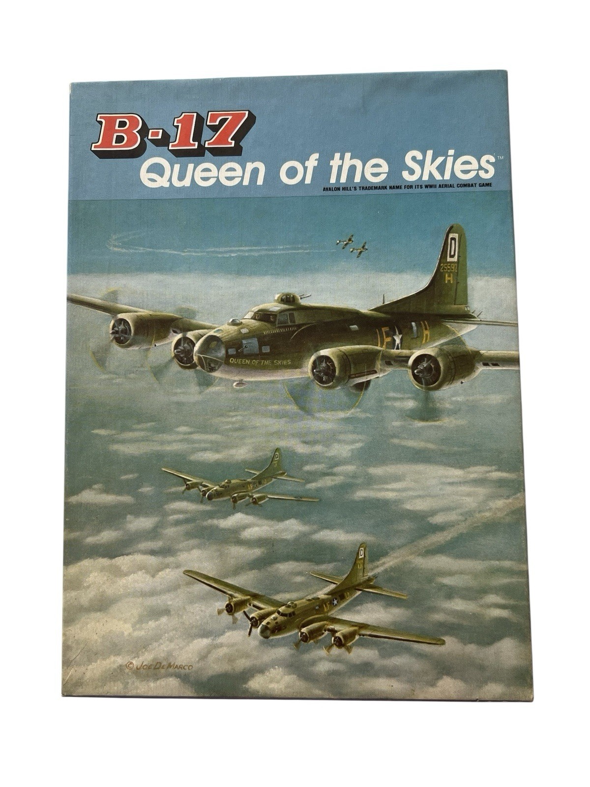 1983 Avalon Hill B-17 Queen Of The Skies WWII Aerial Combat Game UNPUNCHED