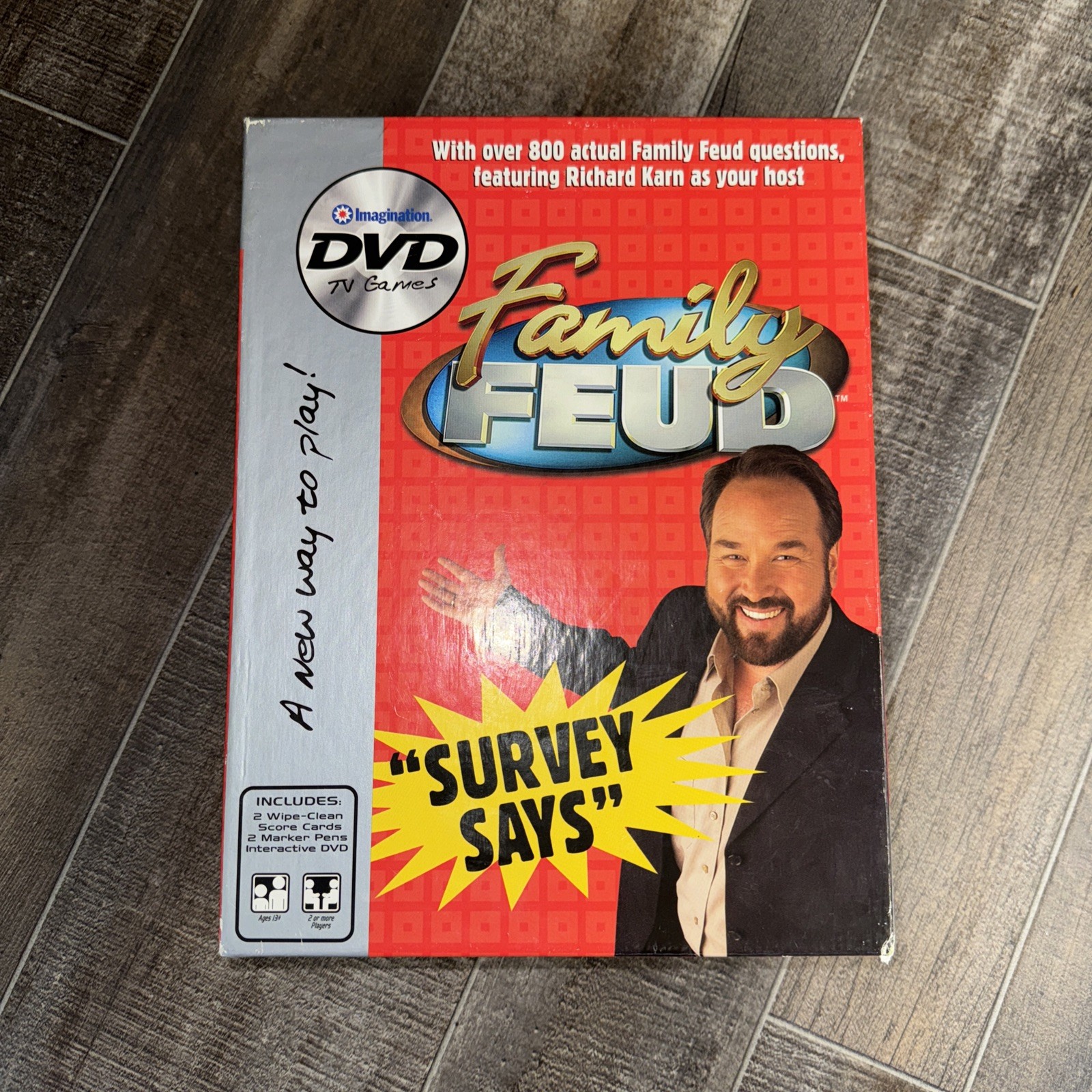 Family Feud DVD Game Richard Karn Survey Says Game Show 2005