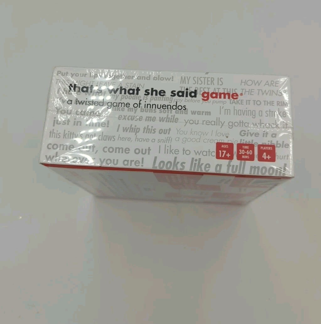 That’s What She Said The Party Game of Twisted Innuendos