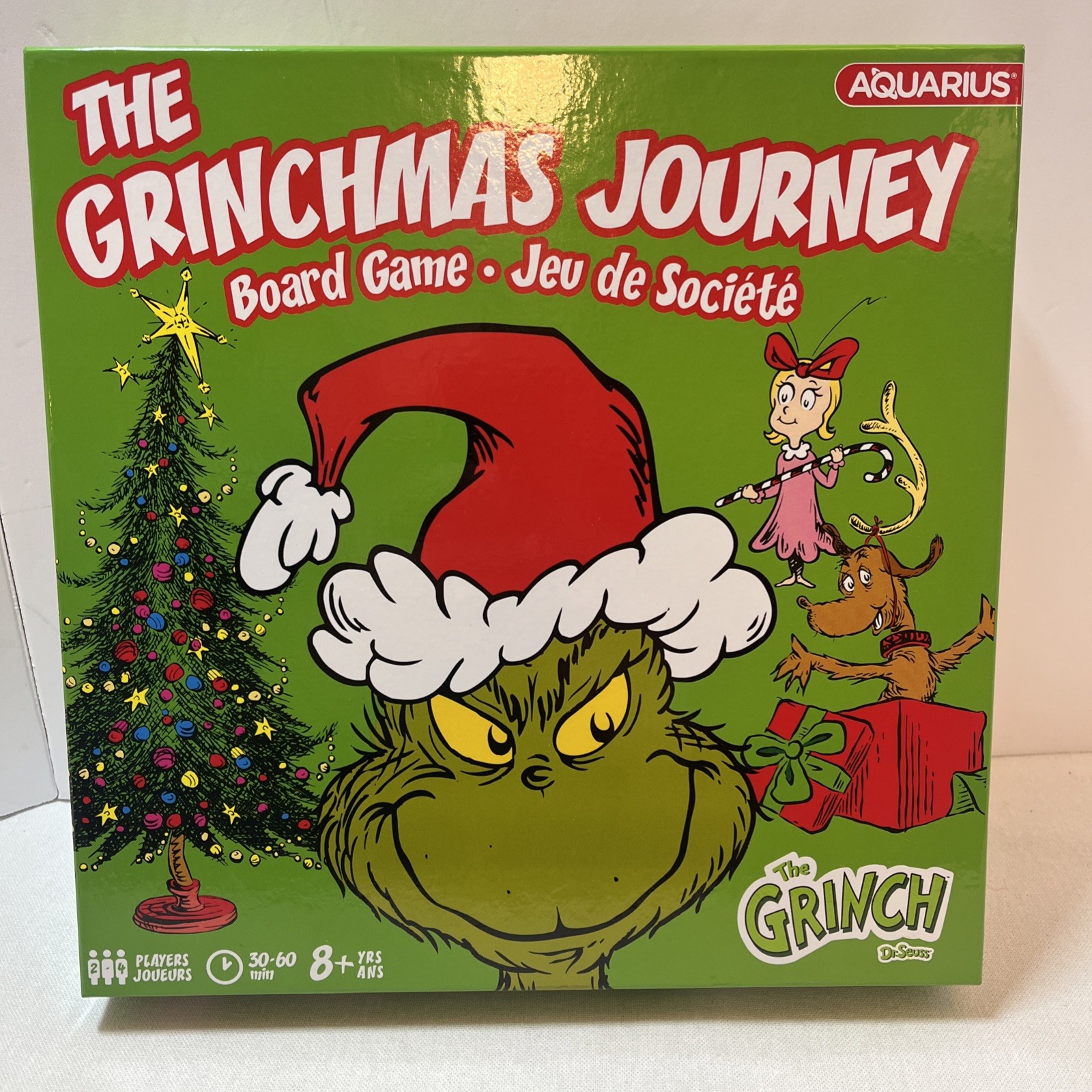 The Grinchmas Journey Board Game New in Box by Aquarius 8+ Years 2-4 Players