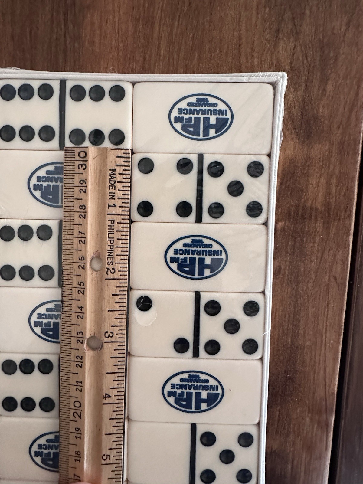 Super Thick Jumbo Size Giant Face Marblelike Dominoes By Puremco No.1632 New!!!