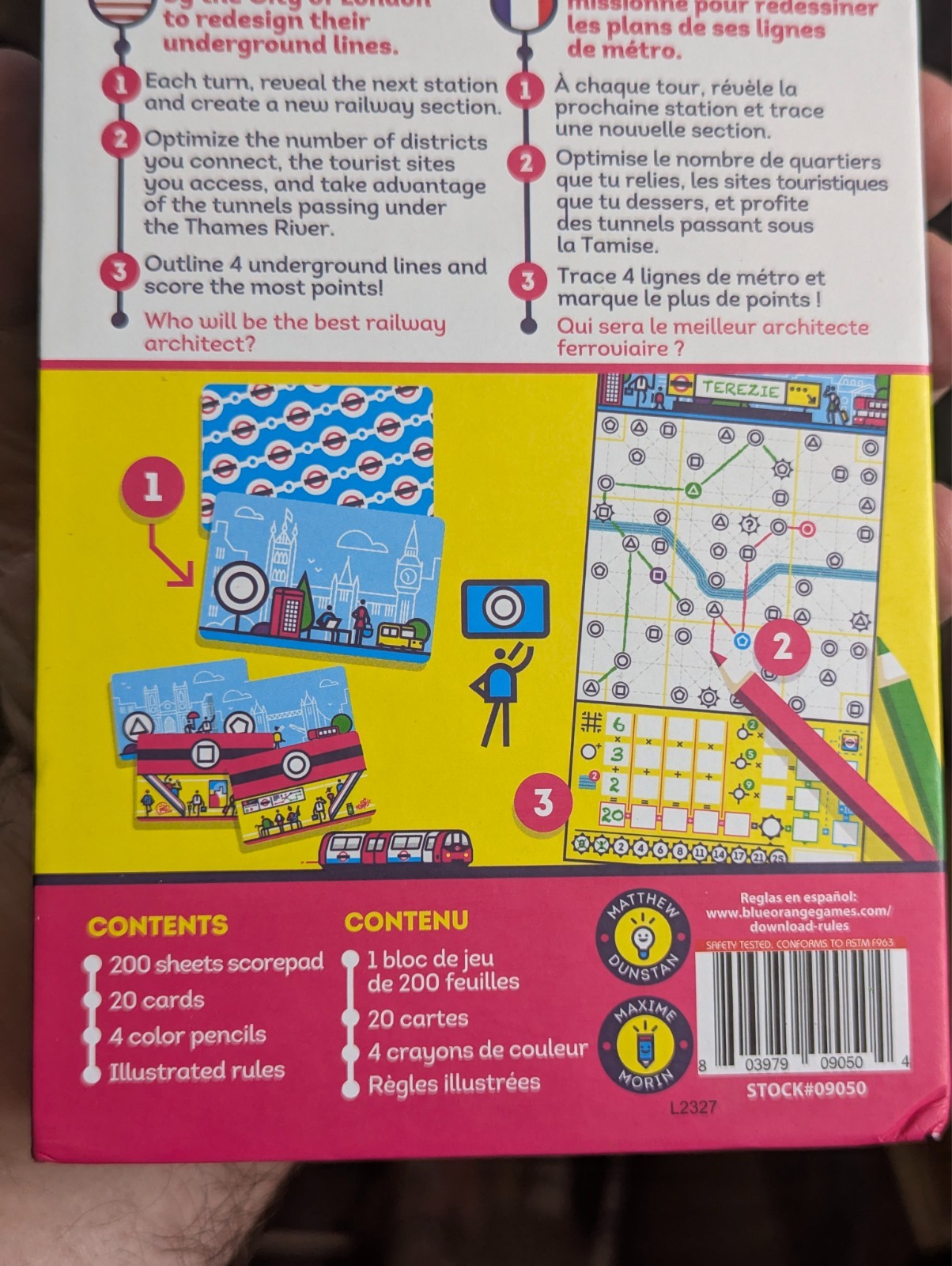 NEXT STATION LONDON Family Board Card Game 100% COMPLETE 2022 AWARD WINNER