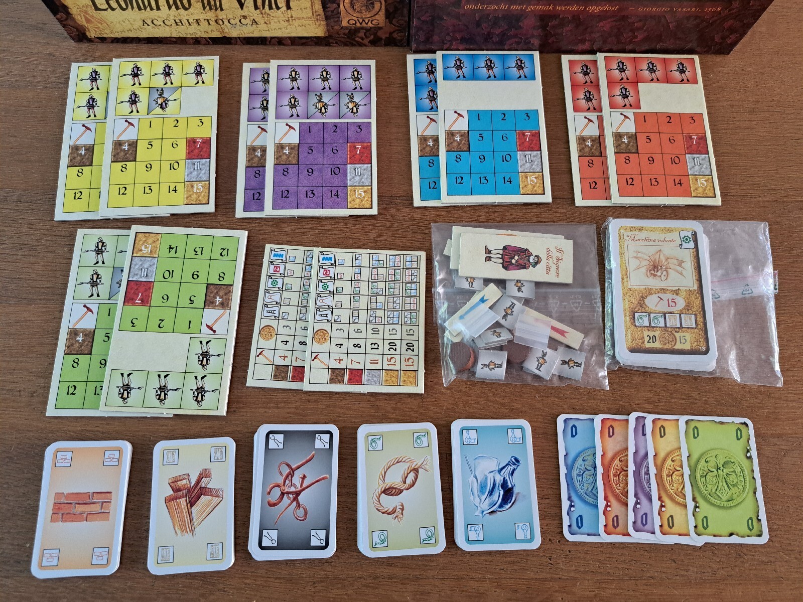 Rare Boardgame Brettspiel Leonardo Da Vinci Masterprint #1 Quined Games