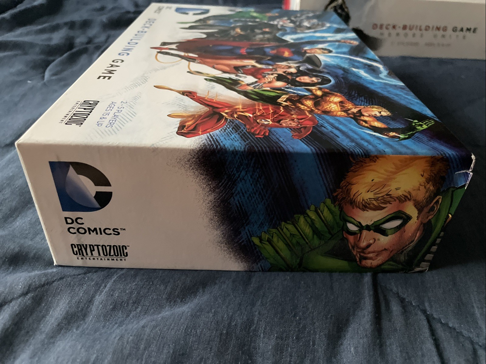 DC Deck-Building Game Original & Heroes Unite w Martian Manhunter Starfire Joker