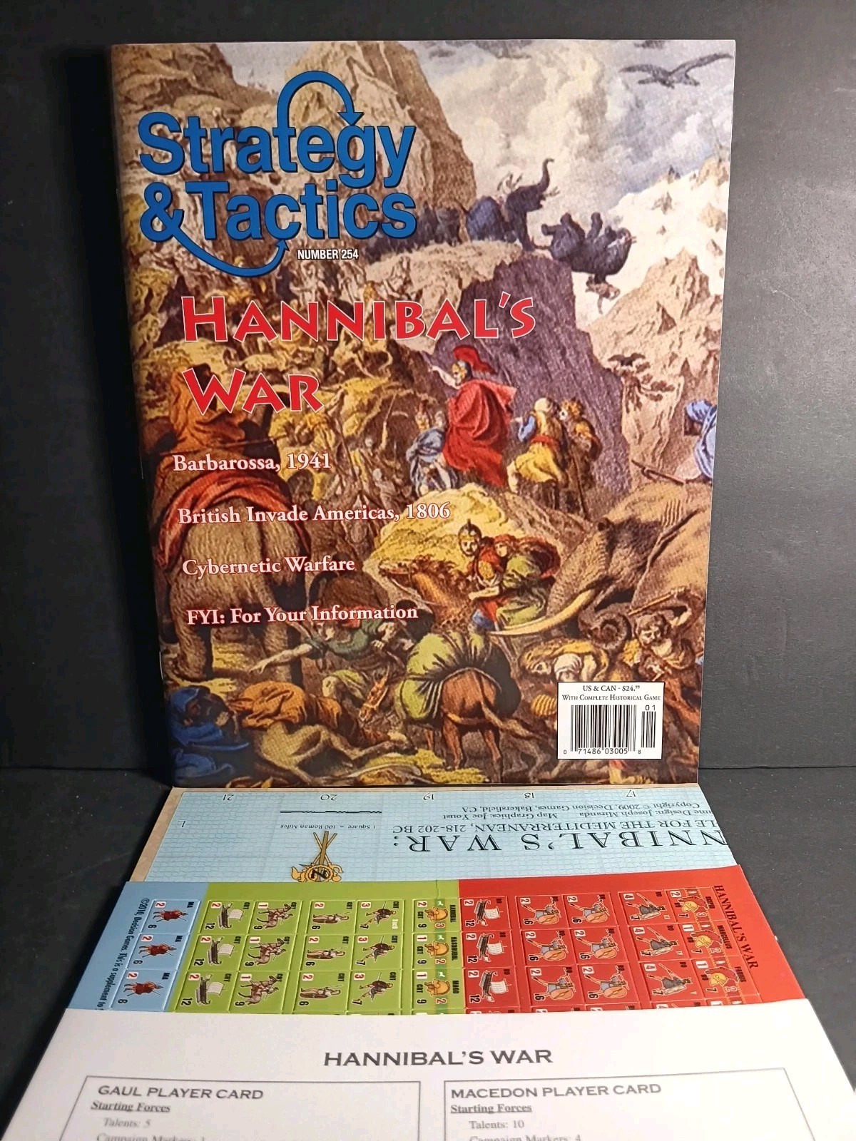 NEW UNPUNCHED Strategy & Tactics Game Magazine 254 – HANNIBAL’S WAR