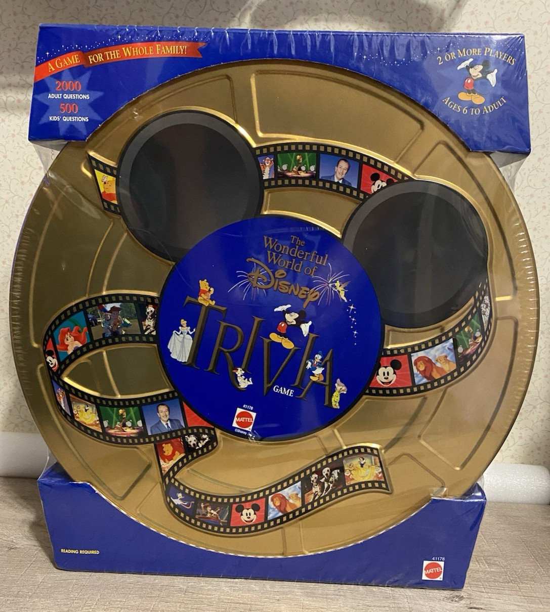 THE WONDERFUL WORLD OF DISNEY TRIVIA GAME IN COLLECTOR TIN 1997 NEW SEALED