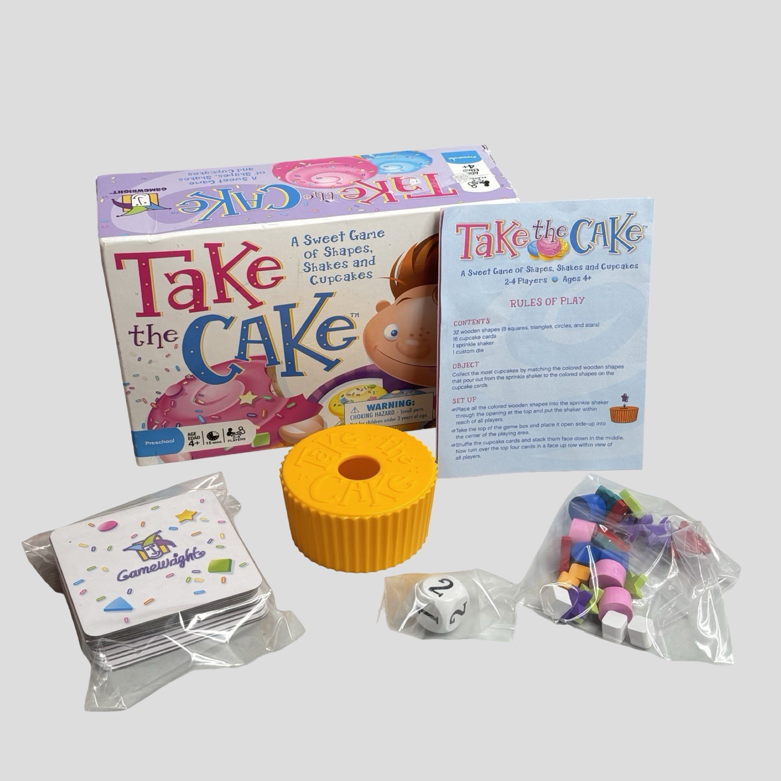 Take The Cake Game Gamewright INCOMPLETE 2010 Kids Children’s