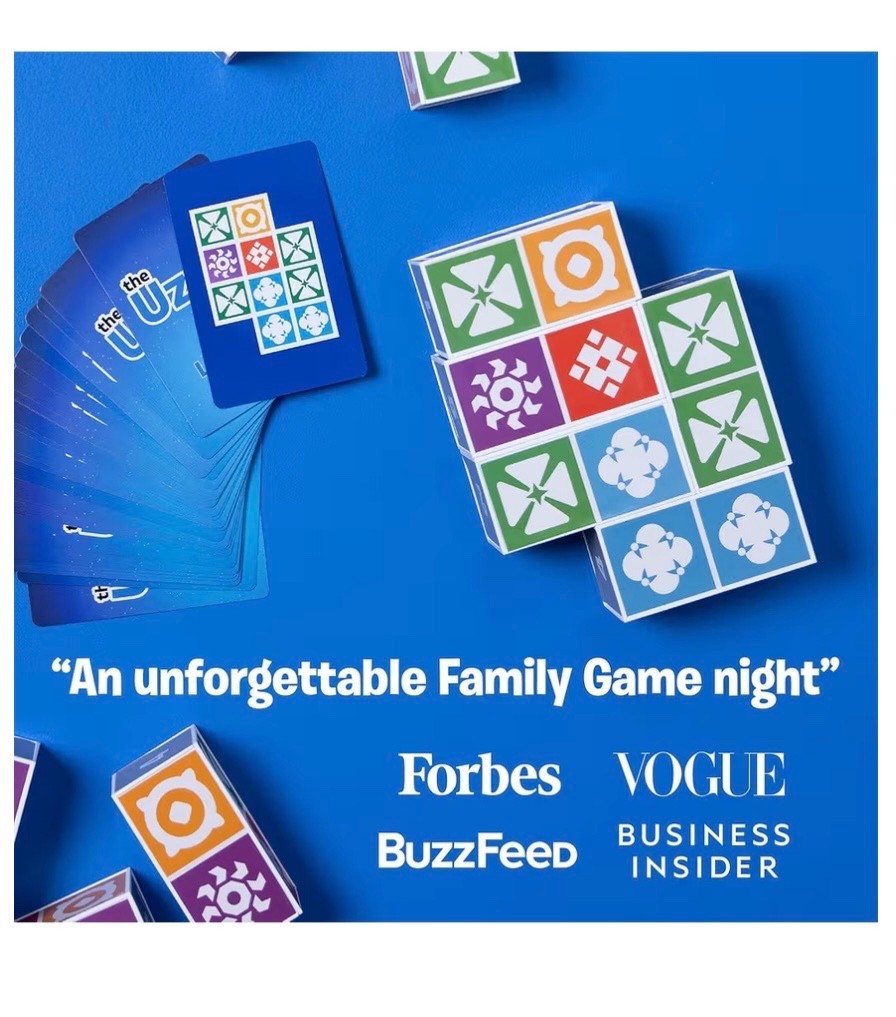 The Uzzle Board Game, Family Block Puzzle for Children & Adults NEW Sealed