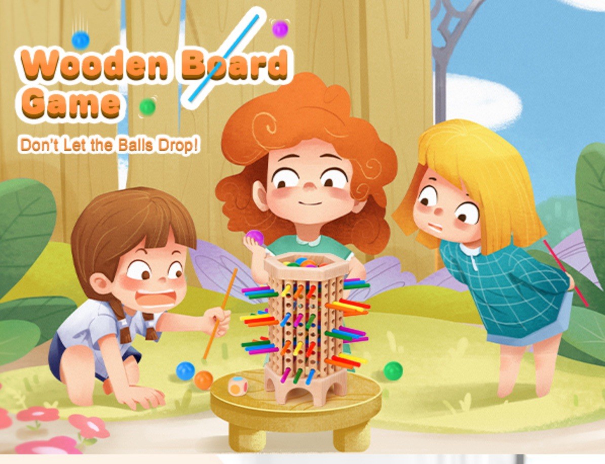 Montessori Game Wooden Board Games for Kids 4-6-8-12, Math Educational Toys 3 5