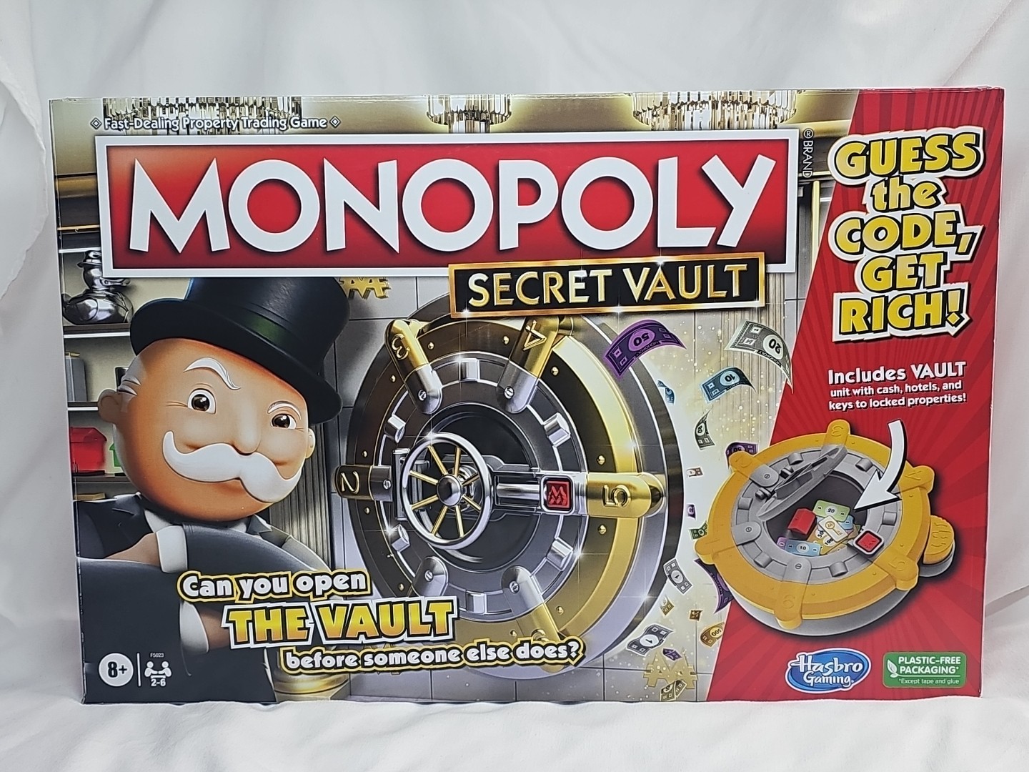 MONOPOLY Secret Vault Board Game Hasbro NEW IN BOX SEALED
