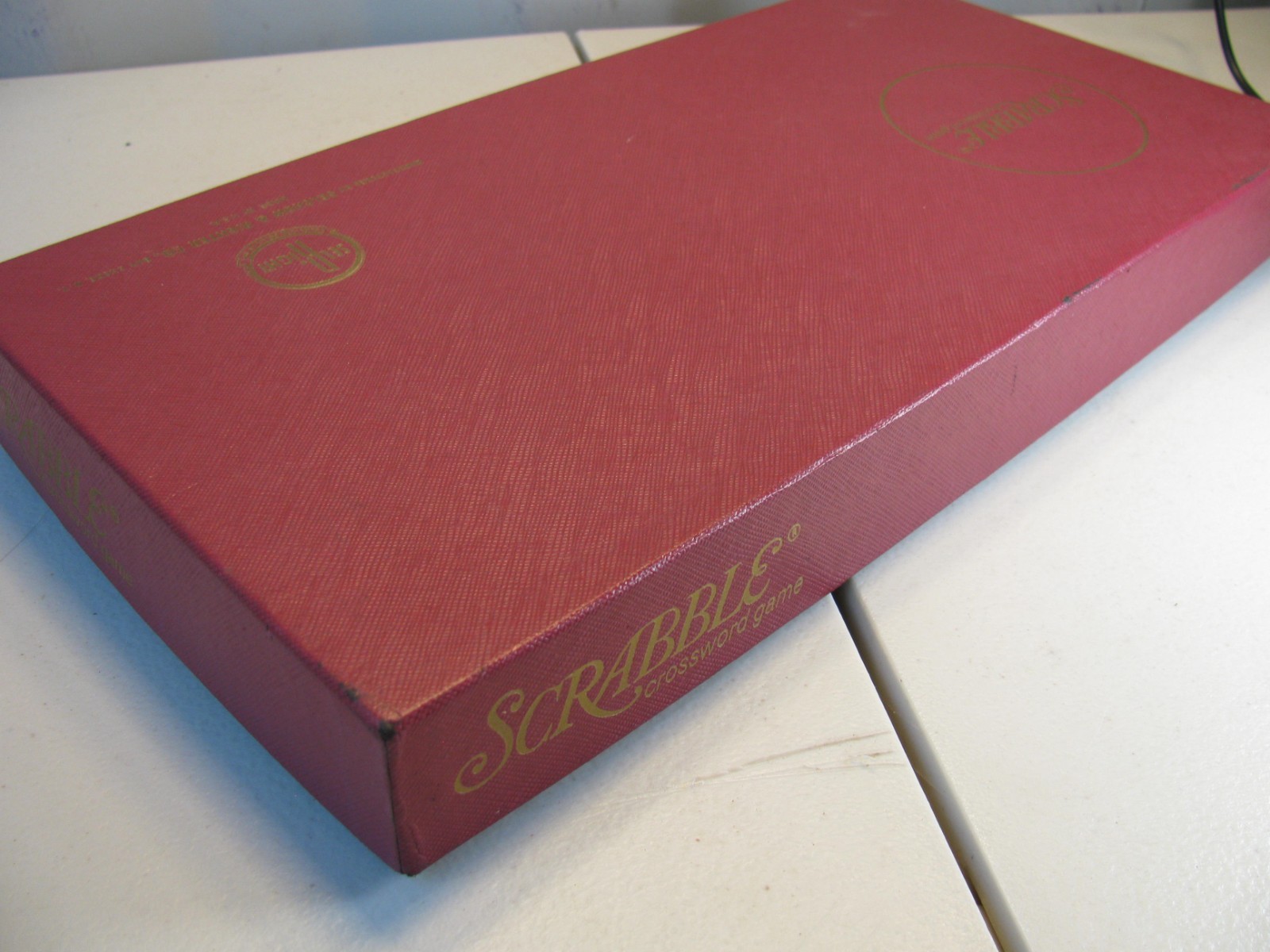 Vintage 1976 Selchow & Righter Co Scrabble Board Game Complete Set-Very Nice!