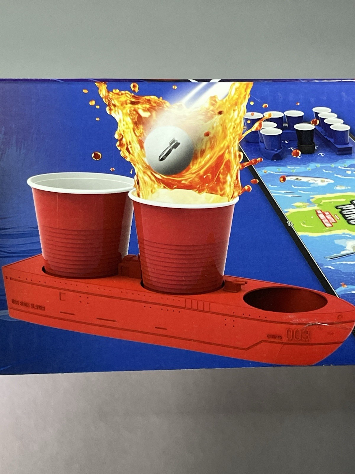 Beer Pong Battleship Battle Pong Tabletop Party Game USA 250 Limited Edition