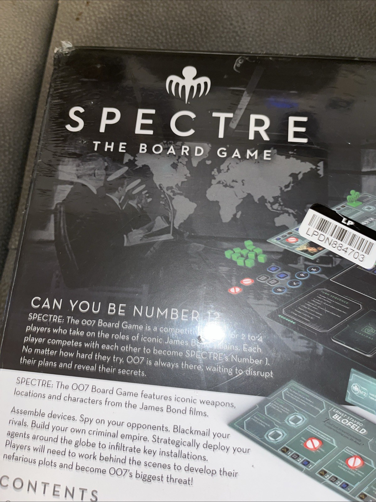 Asmodee SPECTRE The 007 Board Game Strategy 2-4 Players James Bond SPECTRE