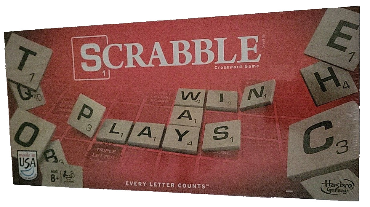 Classic Hasbro Scrabble Game A8166 New Factory Sealed NIB