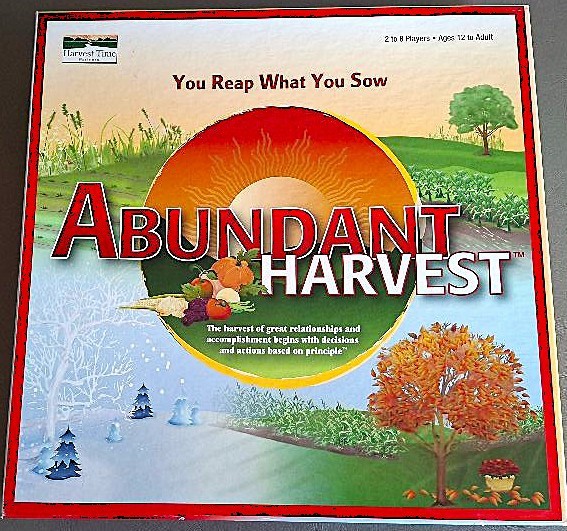 ABUNDANT HARVEST BOARD GAME, All parts brand new, factory-sealed FREE SHIPPING!