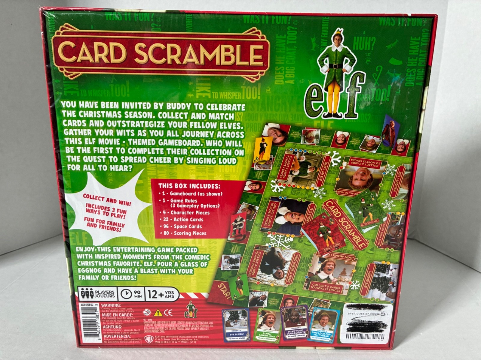 Elf Card Scramble Strategy Game 12+ Years Christmas Activity