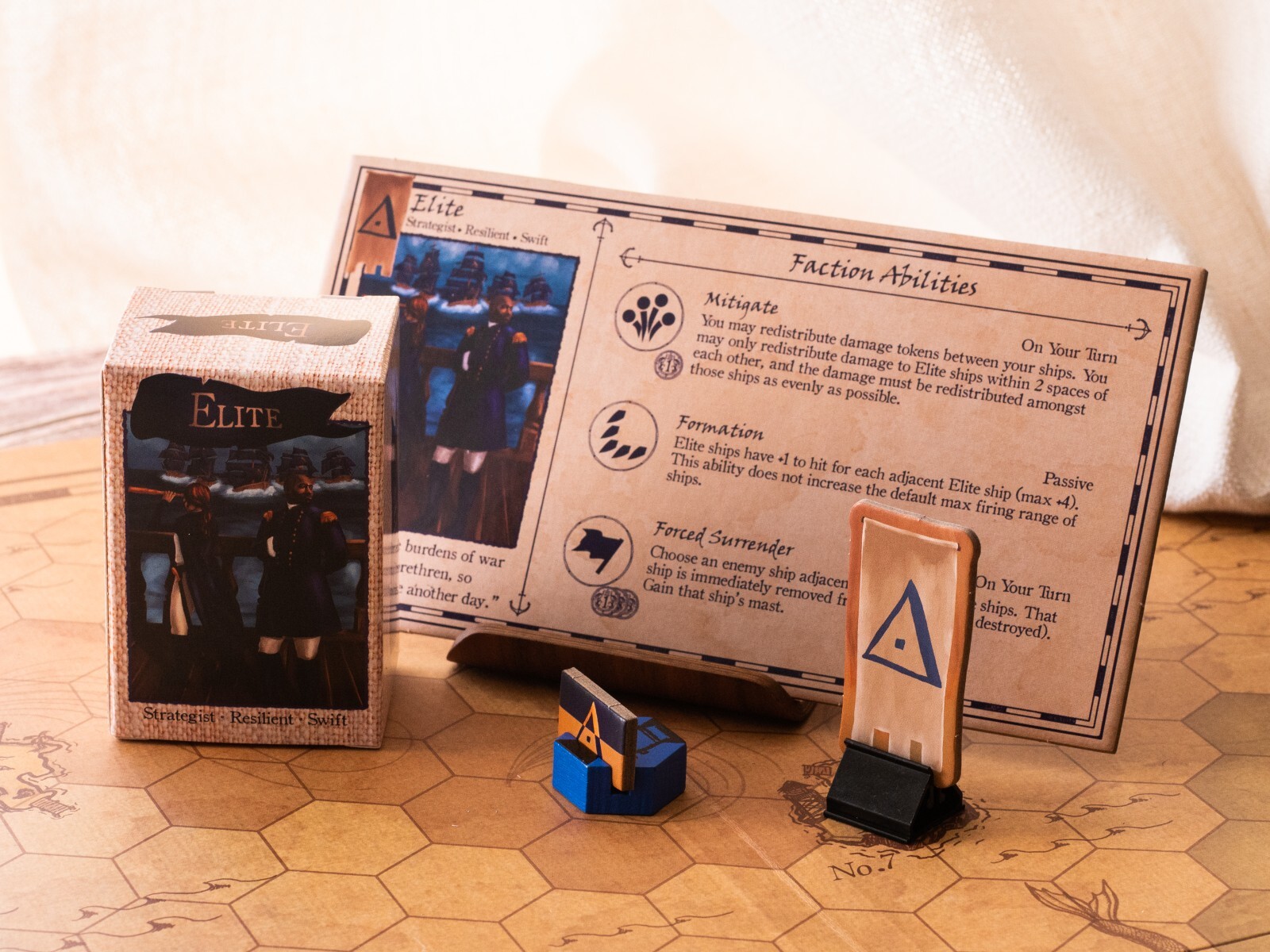 Old Salt Naval Strategy Board Game by Never Board Games 
