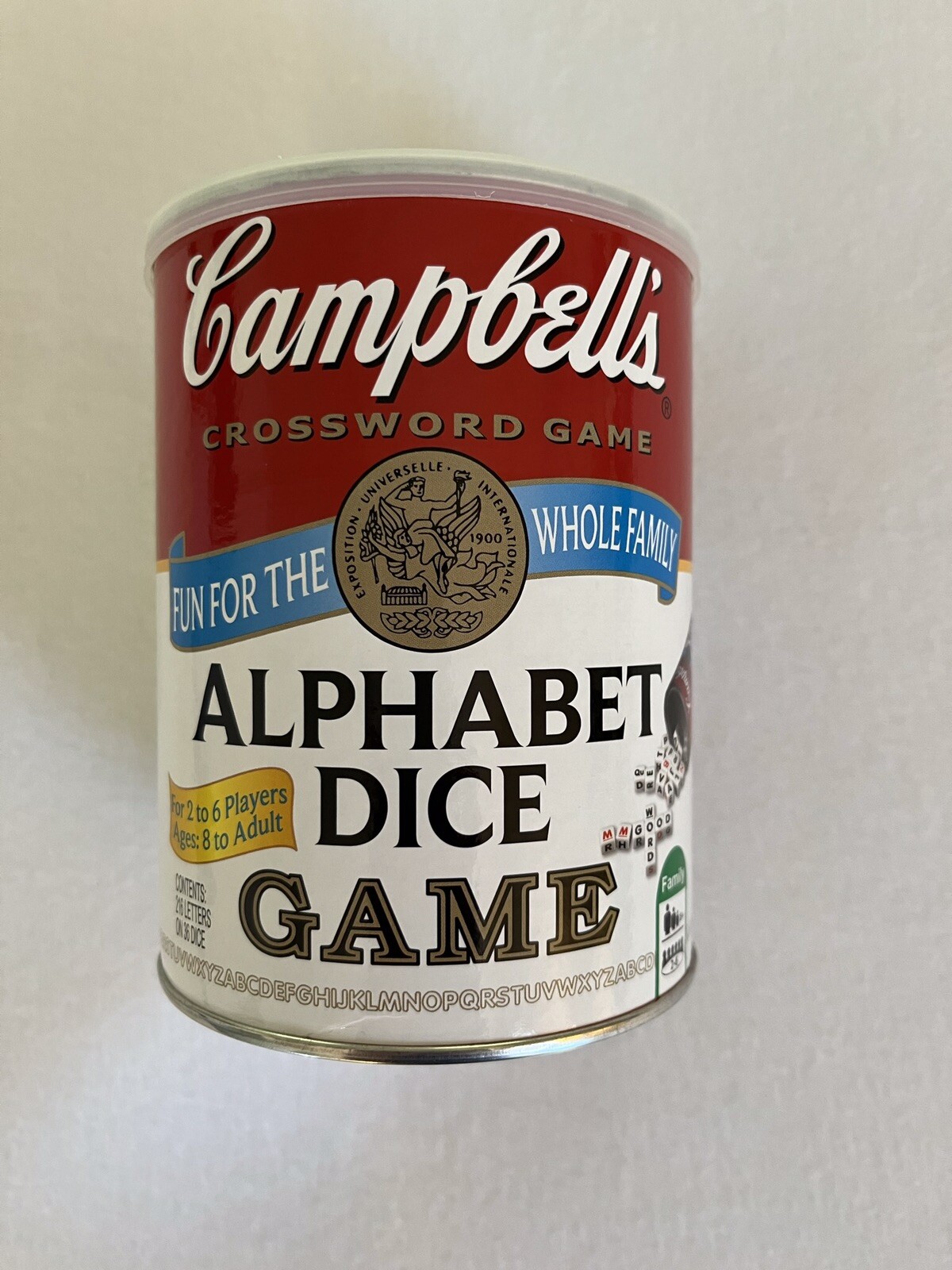  Campbell’s Alphabet Dice Crossword Game For The Whole Family 🌺 NEW – Sealed