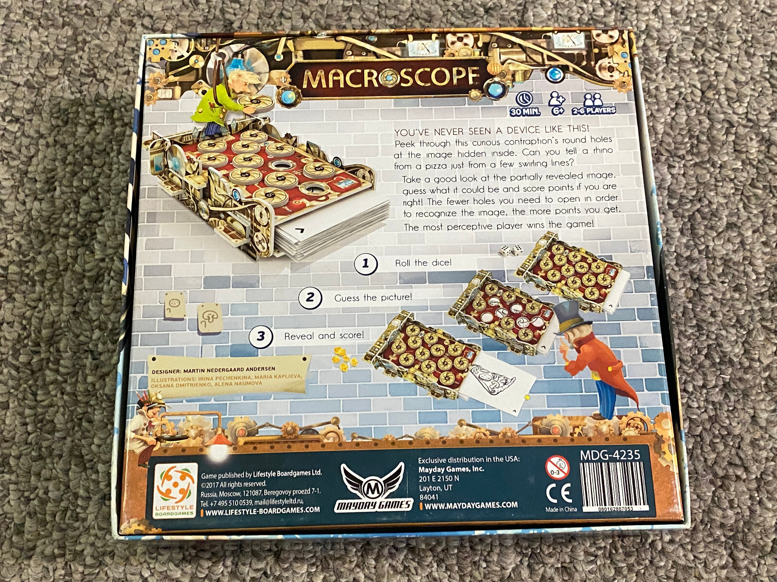 Macroscope – Mayday Games / Lifestyle Boardgames 2017 – Complete