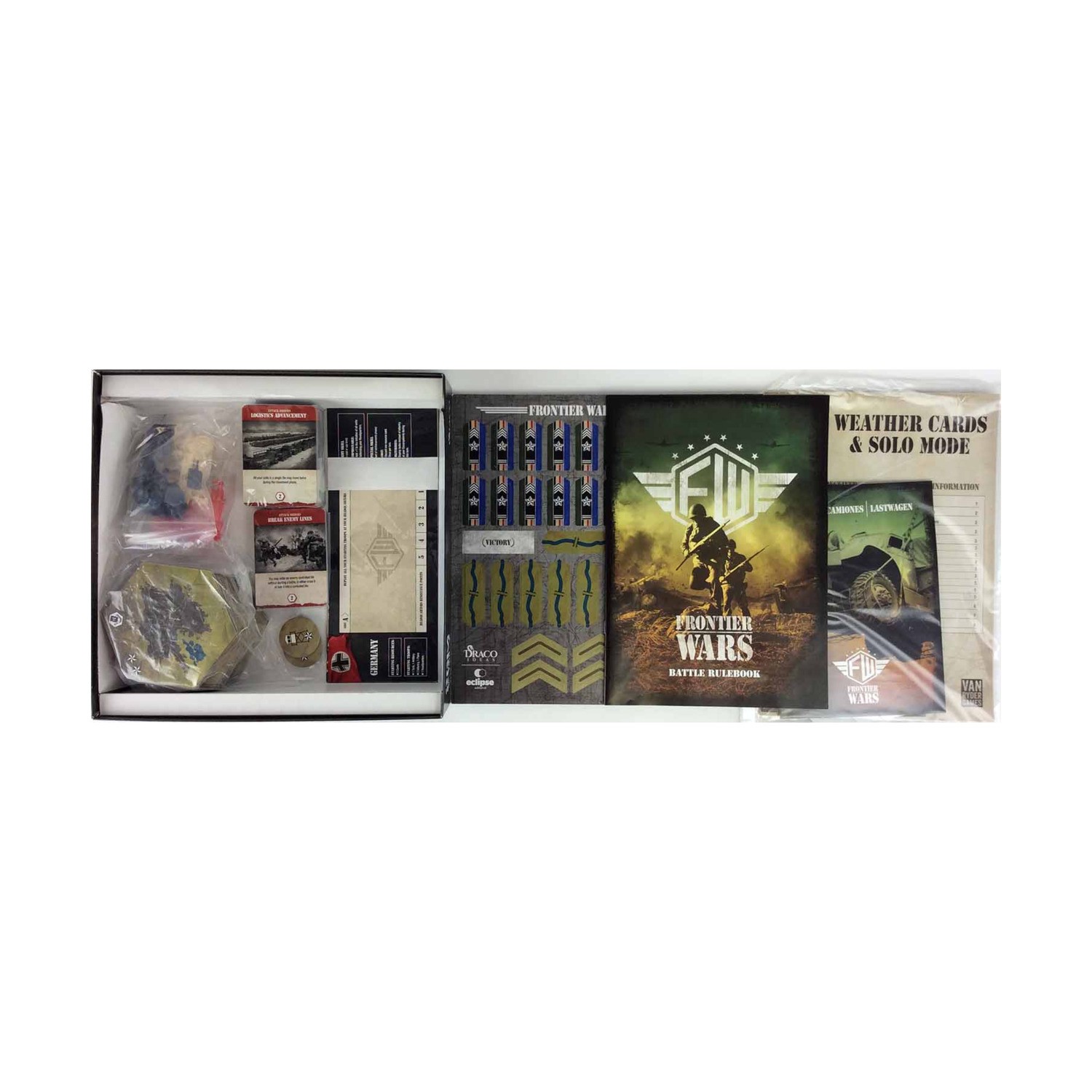 Eclipse Editorial Board Game Frontier Wars (Kickstarter Ed) Box NM