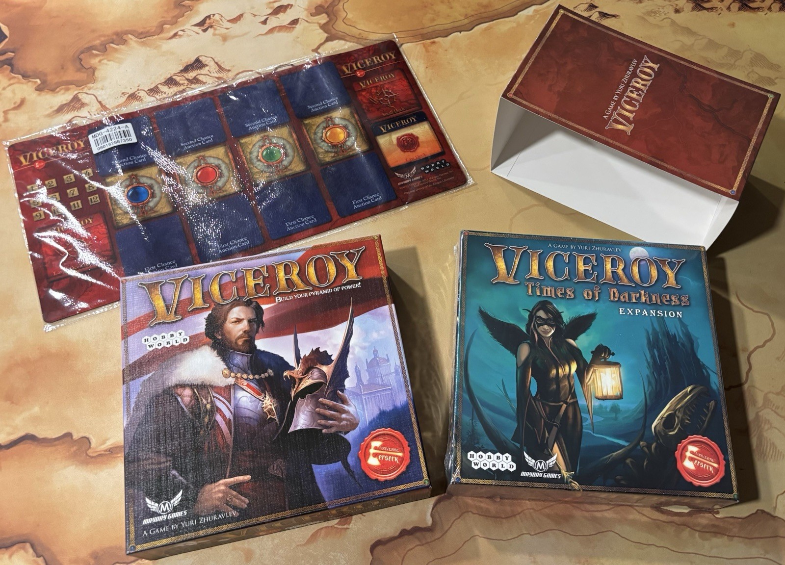 Viceroy + Tides Of Darkness Expansion + Playmat (Kickstarter Bundle)