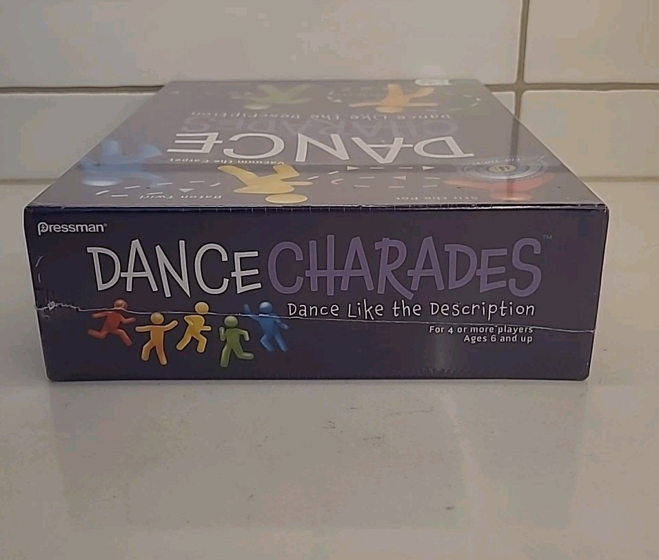 SEALED Dance Charades by Pressman Games Ages 6 And Up, Family Fun (GSHF3)