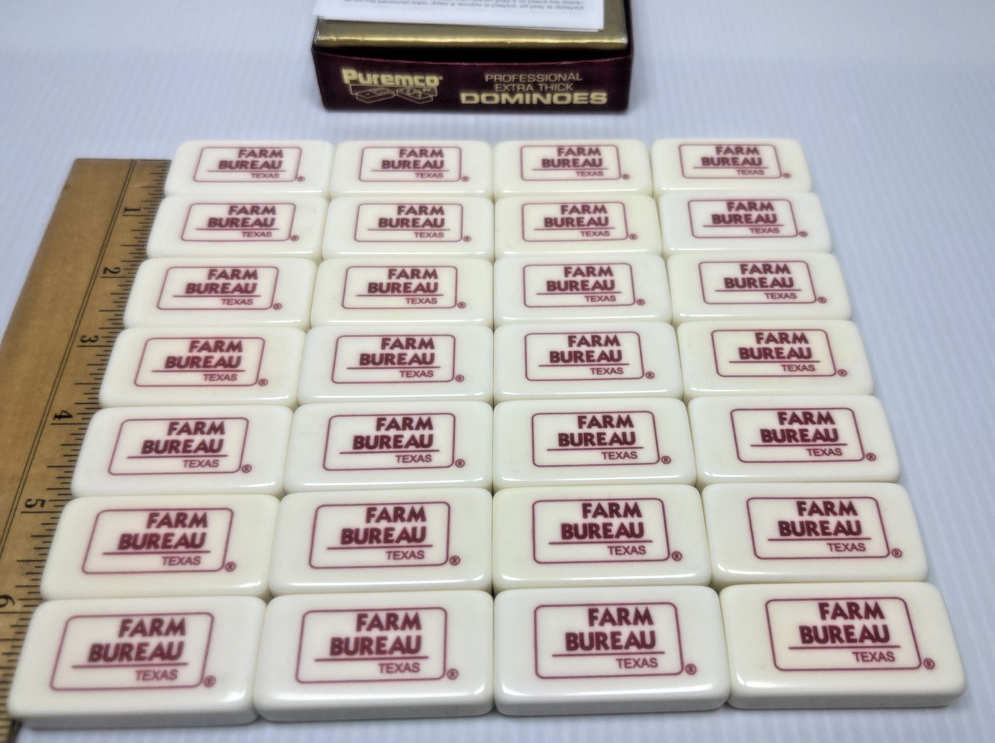 Texas Farm Bureau Puremco Professional Extra Thick Dominoes