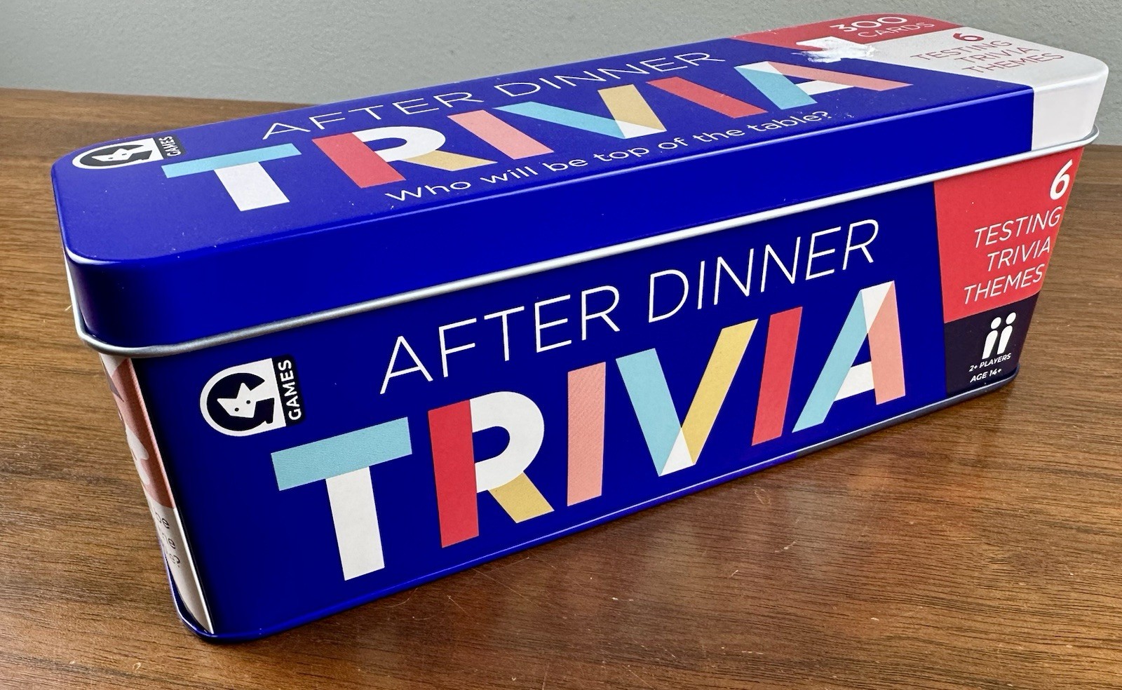After Dinner Trivia Game Hacche Retail Ltd. 300 Quiz Cards in Six Categories