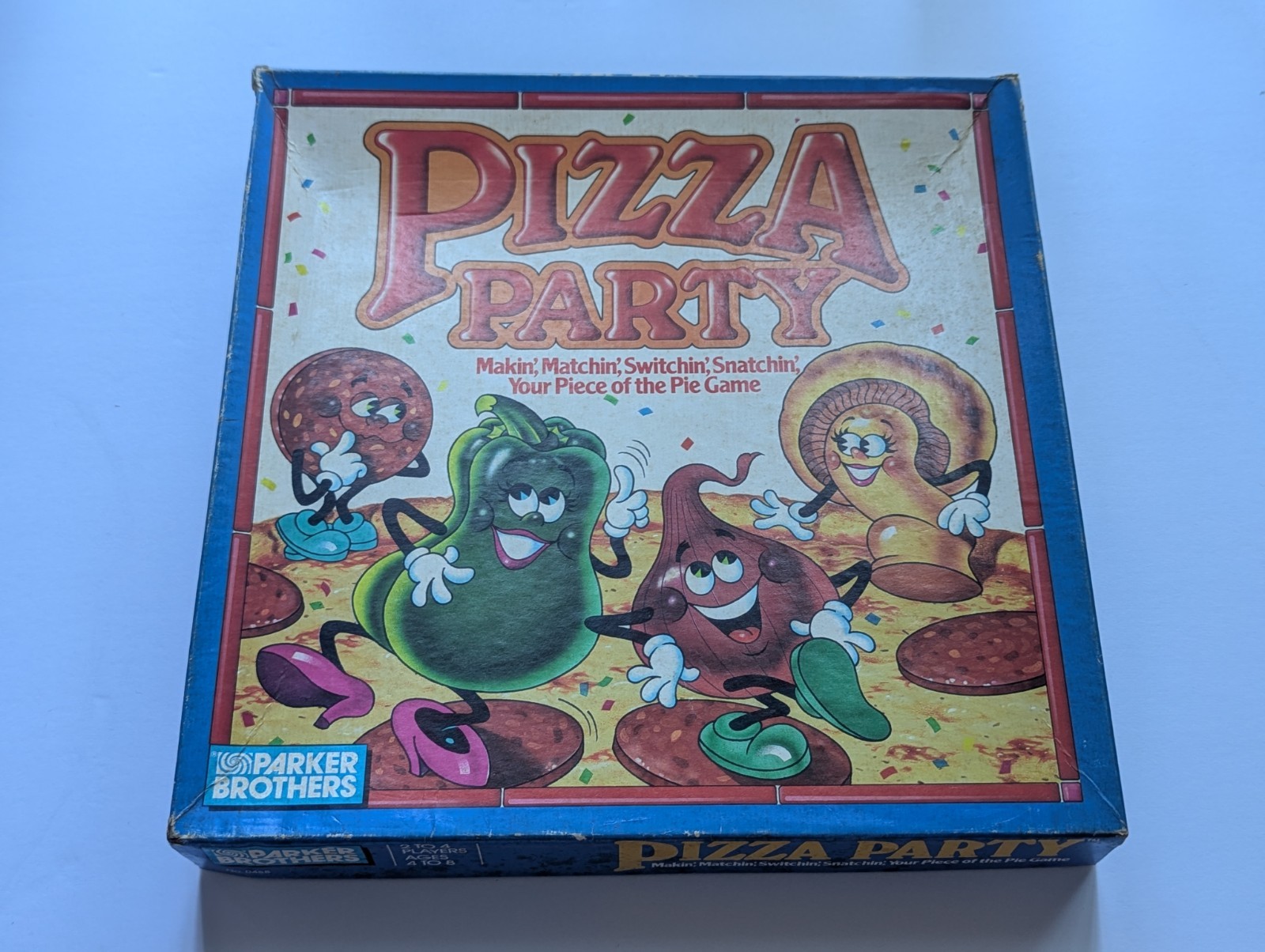 Pizza Party Board Game, Parker Brothers, Complete, 1987