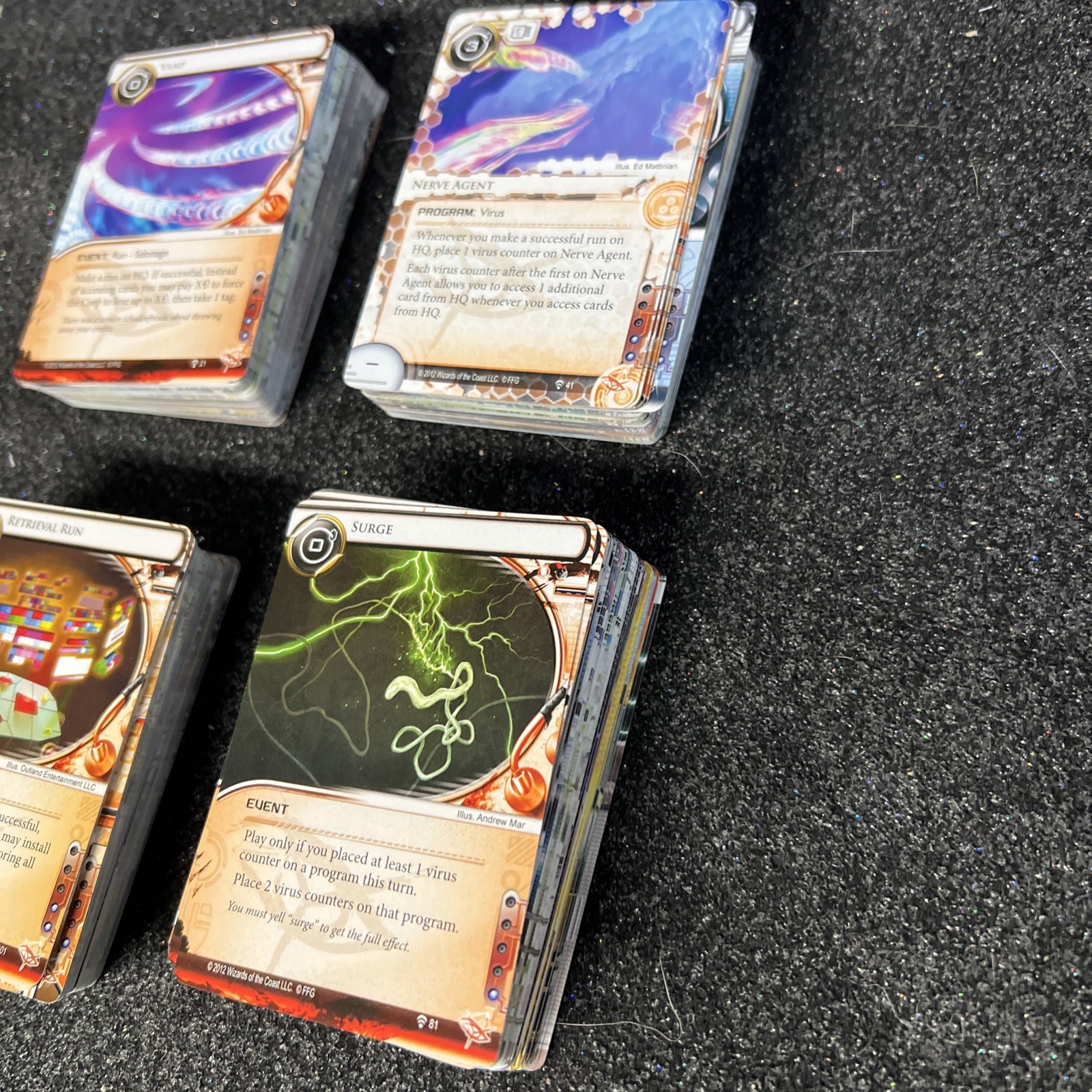 Netrunner Genesis Cycle Trace Amount Cyber Exodus Study Static Humanity Shadow
