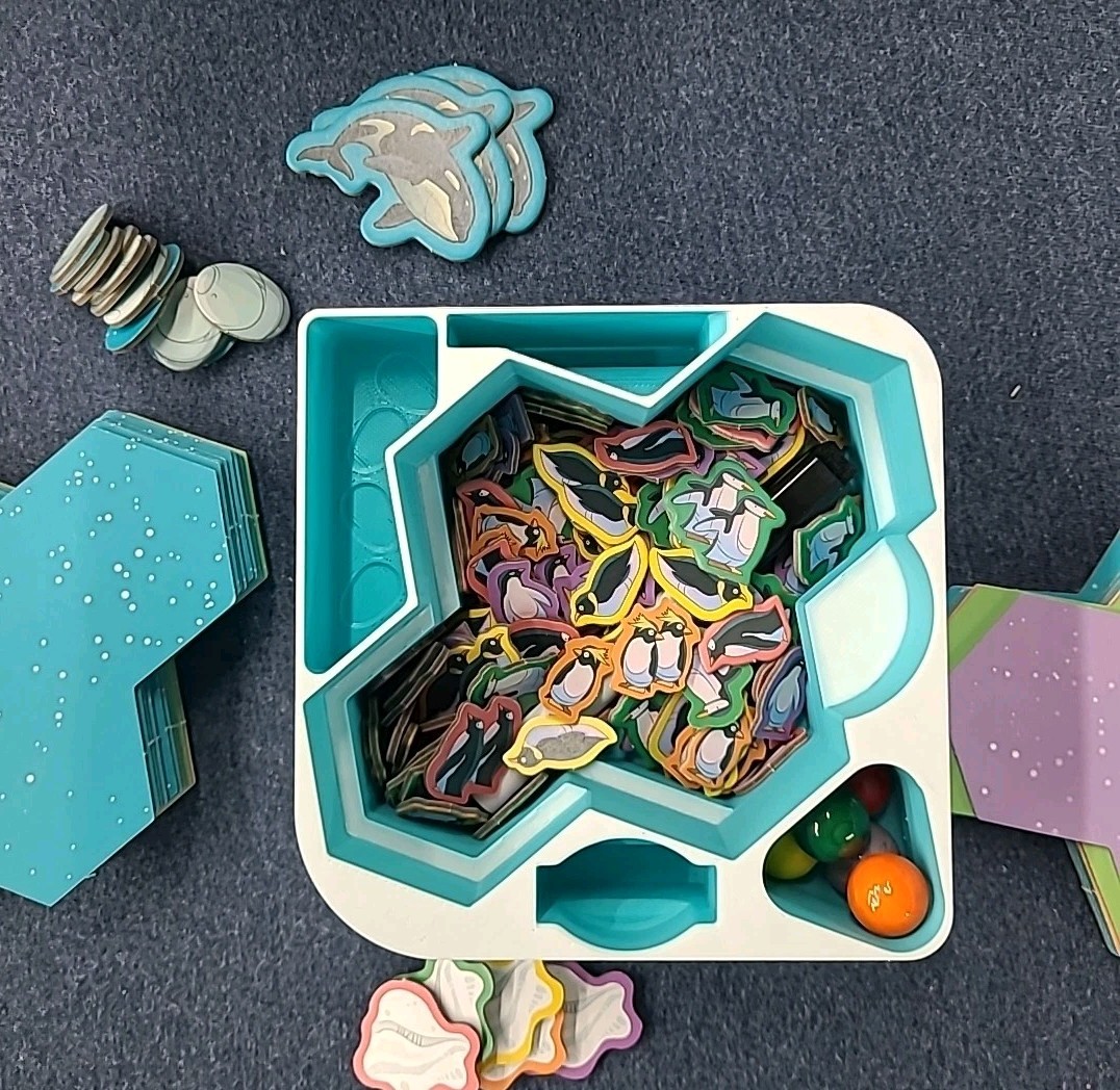 Waddle storage solution – box insert – Board Game allplay – Custom Design