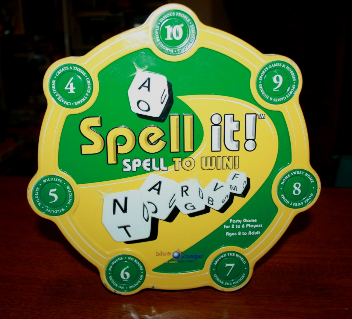 Spell It! Spell to Win! – Party Game for 2 to 6 Players – Blue Orange Games 2010