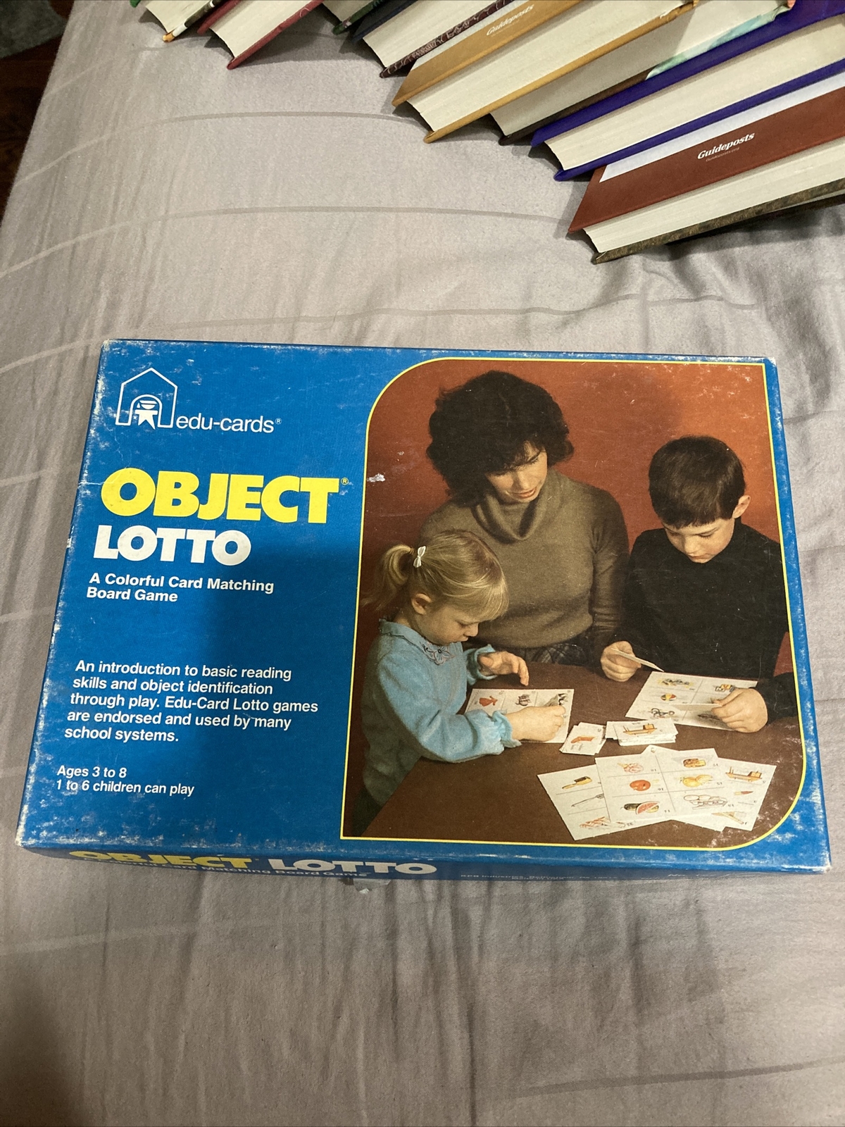 Object Lotto Edu-Cards Matching Game 127 KPB Industries, Cards Still Perforated!
