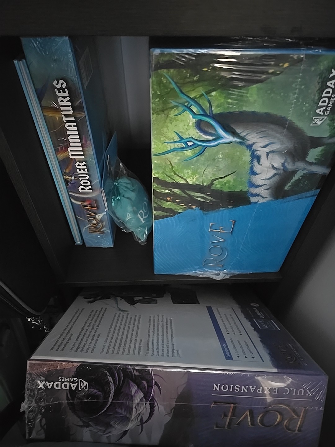 Rove All-in Pledge, Xulc Expansion, Rovers Minis, Art Book, & Dice- Addax Games
