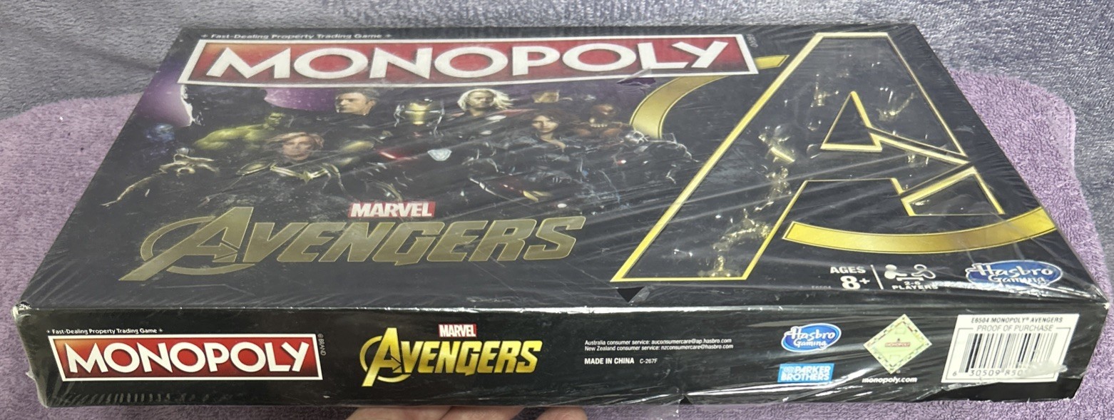 Monopoly: Avengers Endgame Special Edition Board Game NEW SEALED