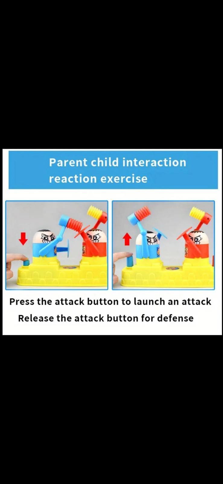 Fun Prank Battle Toys for Kids Interactive Parent-Child Board Games Lot of 2 NEW