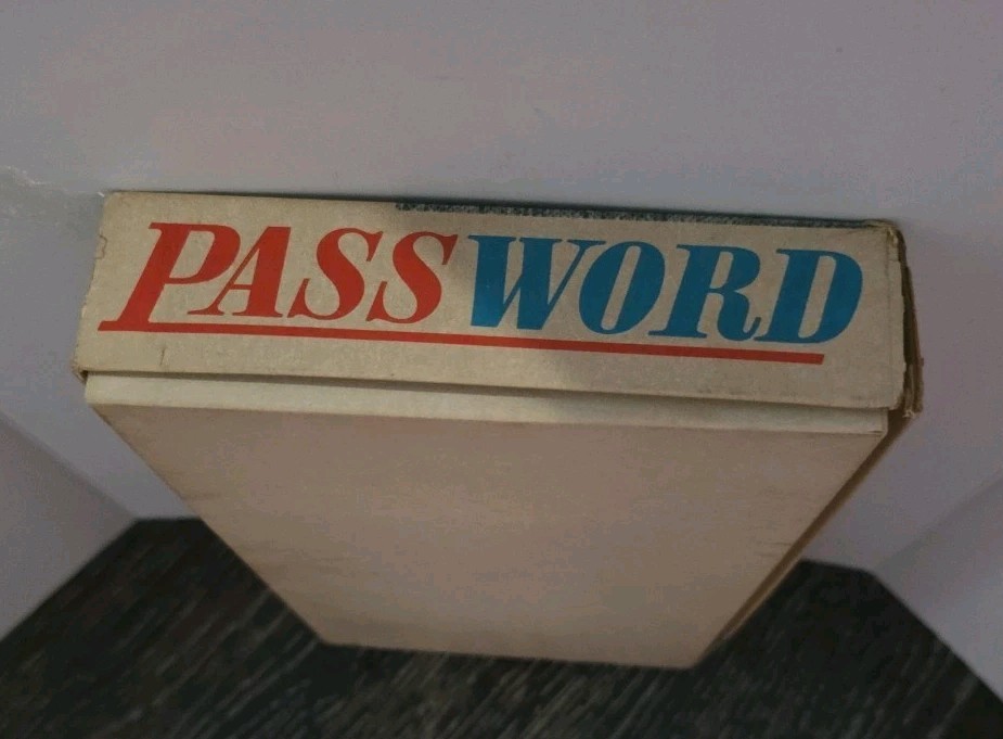 ORIGINAL Vintage 1962 Milton Bradley Password Board Game Complete! Volume 2 4260