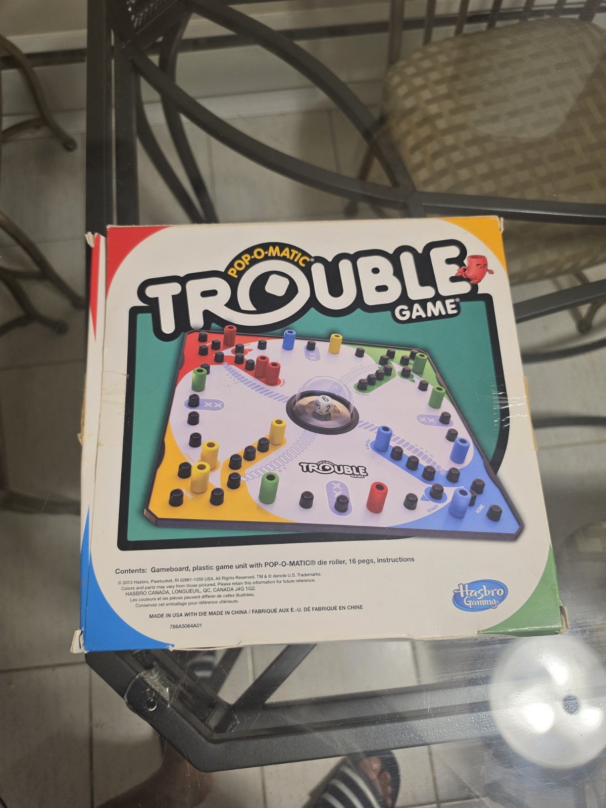 Hasbro Trouble Board Game for Kids Ages 5+, 2-4 Players