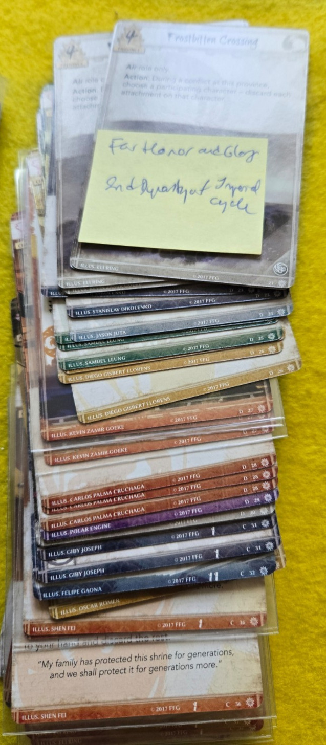 Legend of the Five Rings LCG Imperial Cycle Full Set. SHIPS FREE!!!