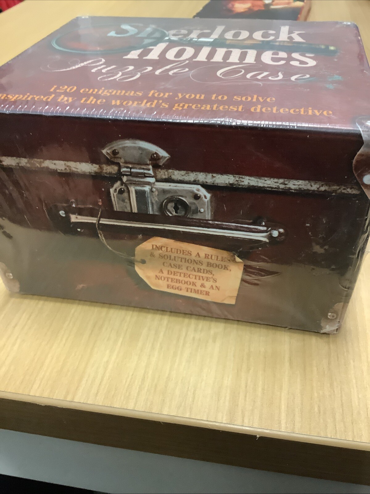 New Sterling Innovation Sherlock Holmes Puzzle Case Detective Game Sealed