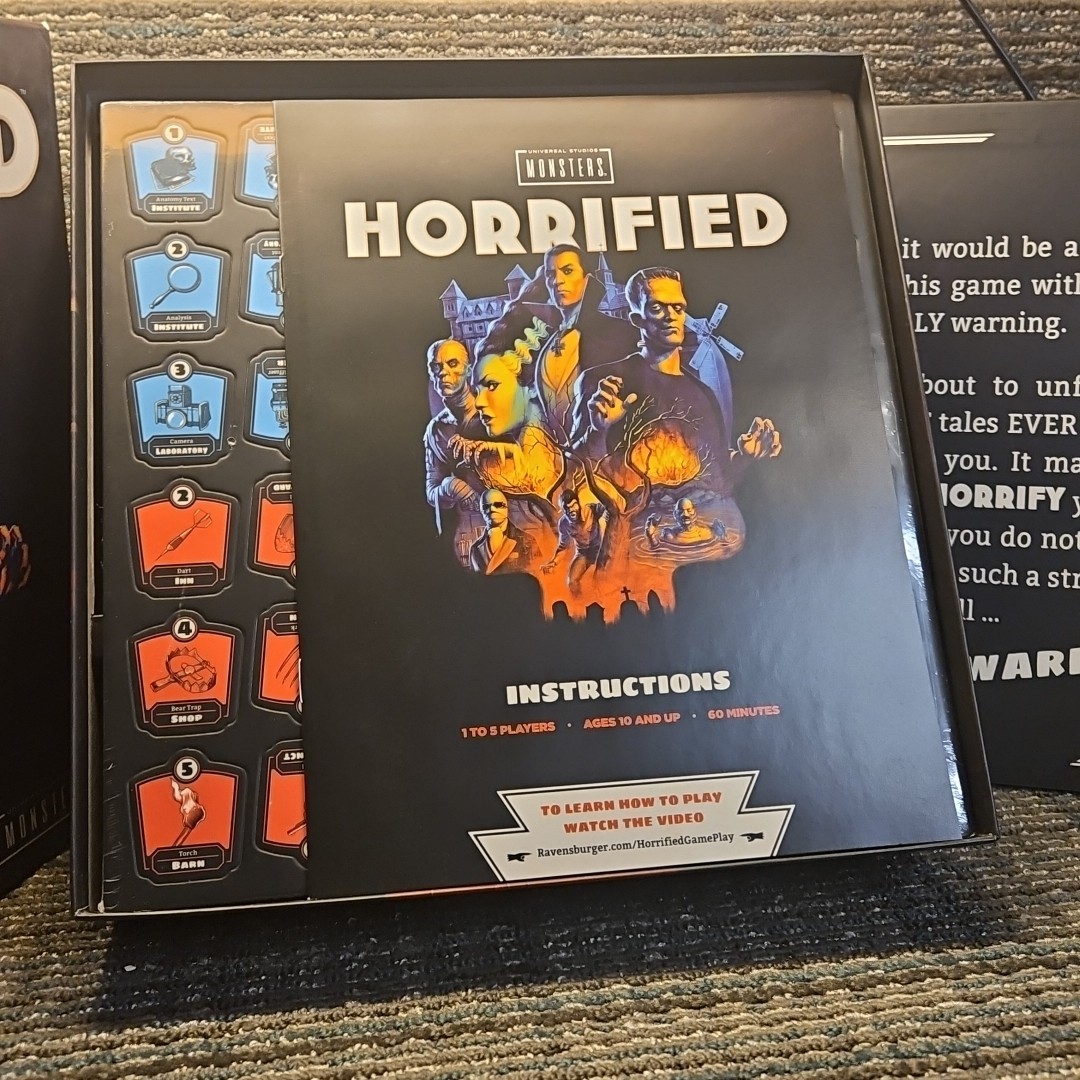 Horrified Board Game 2019 Ravensburg Unsealed