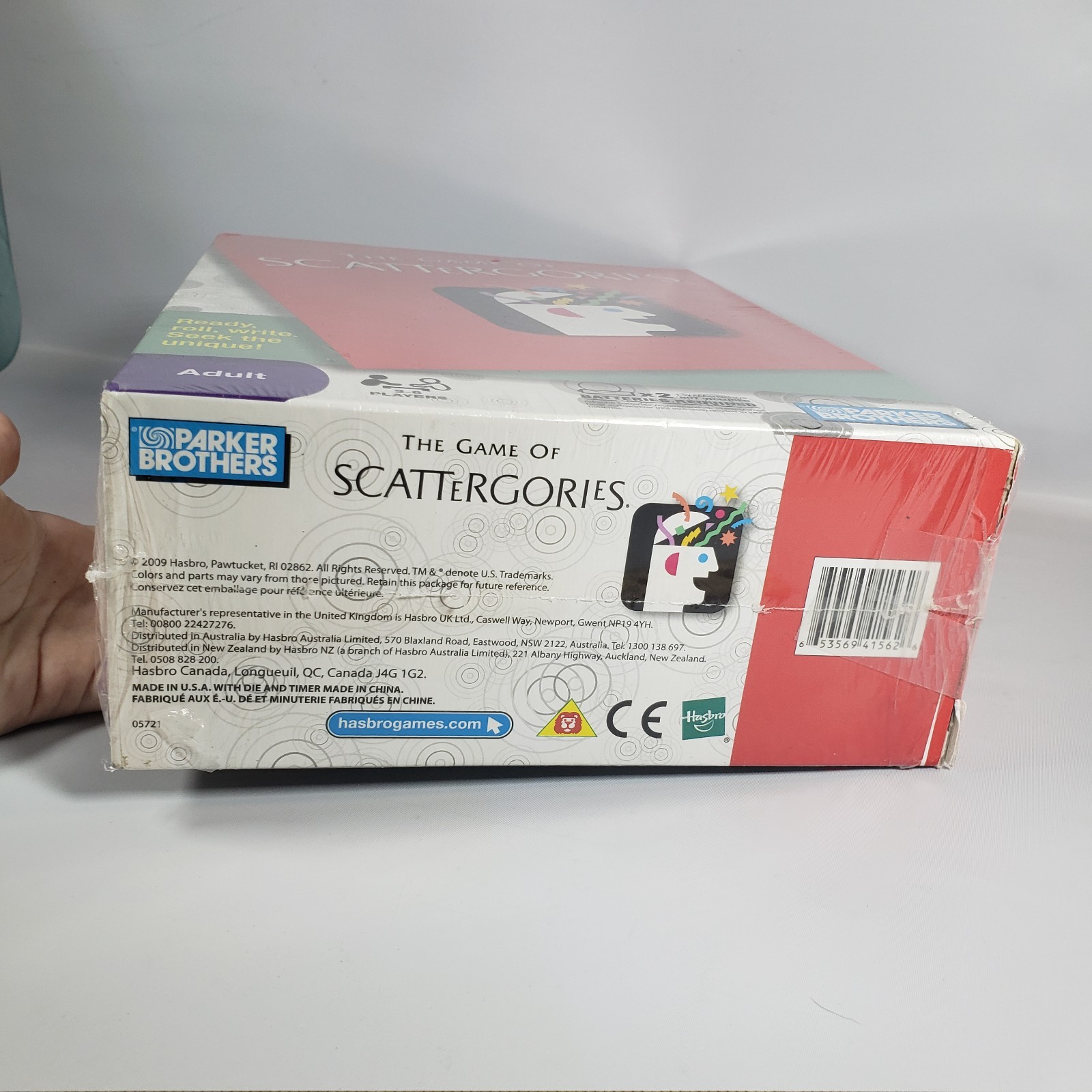 The Game of Scattergories 2009 Parker Brothers Brand New Sealed Complete Hasbro