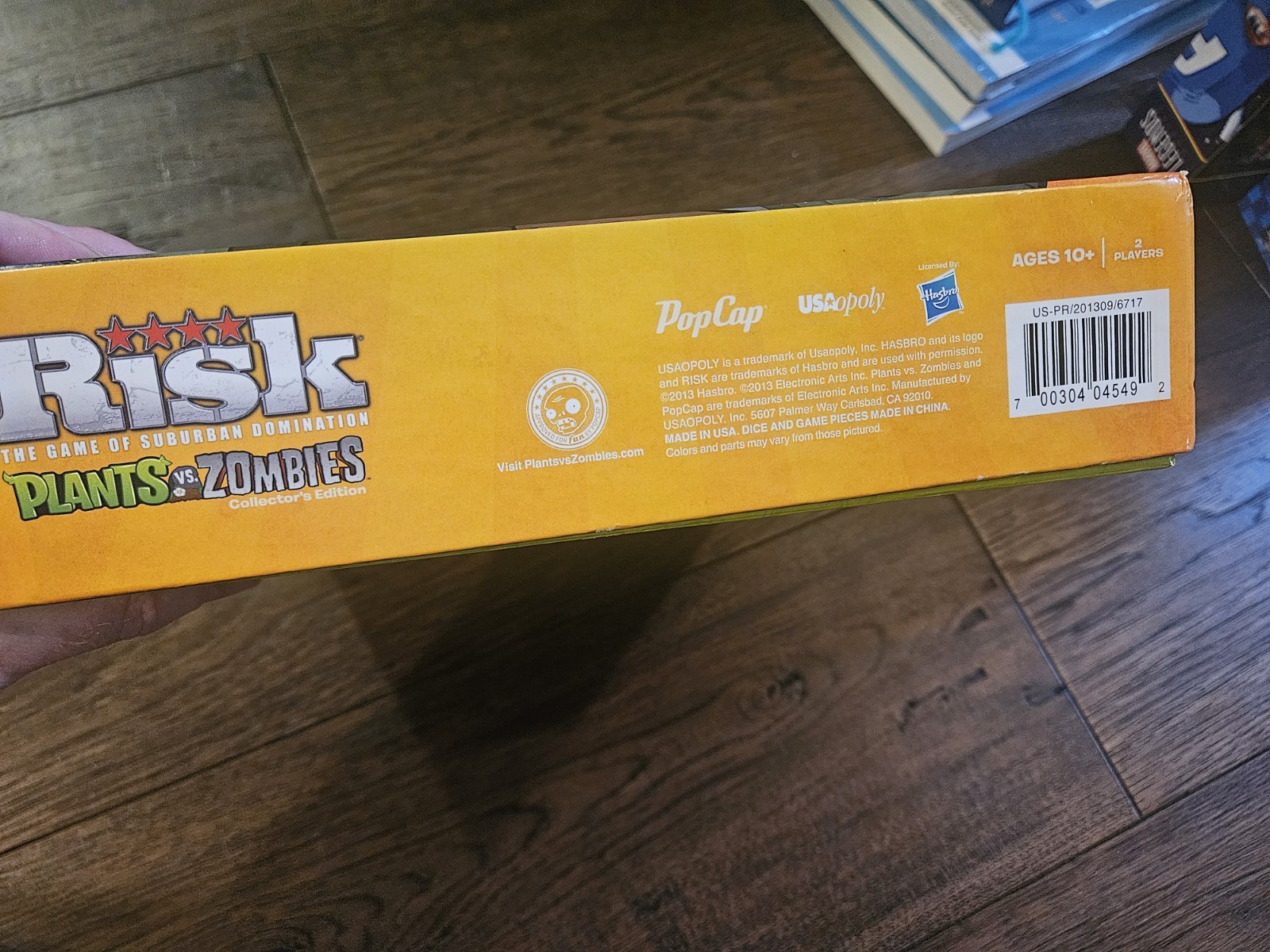 Risk Plants vs Zombies Board Game Collectors Edition 2013 Unpunched Open Box New