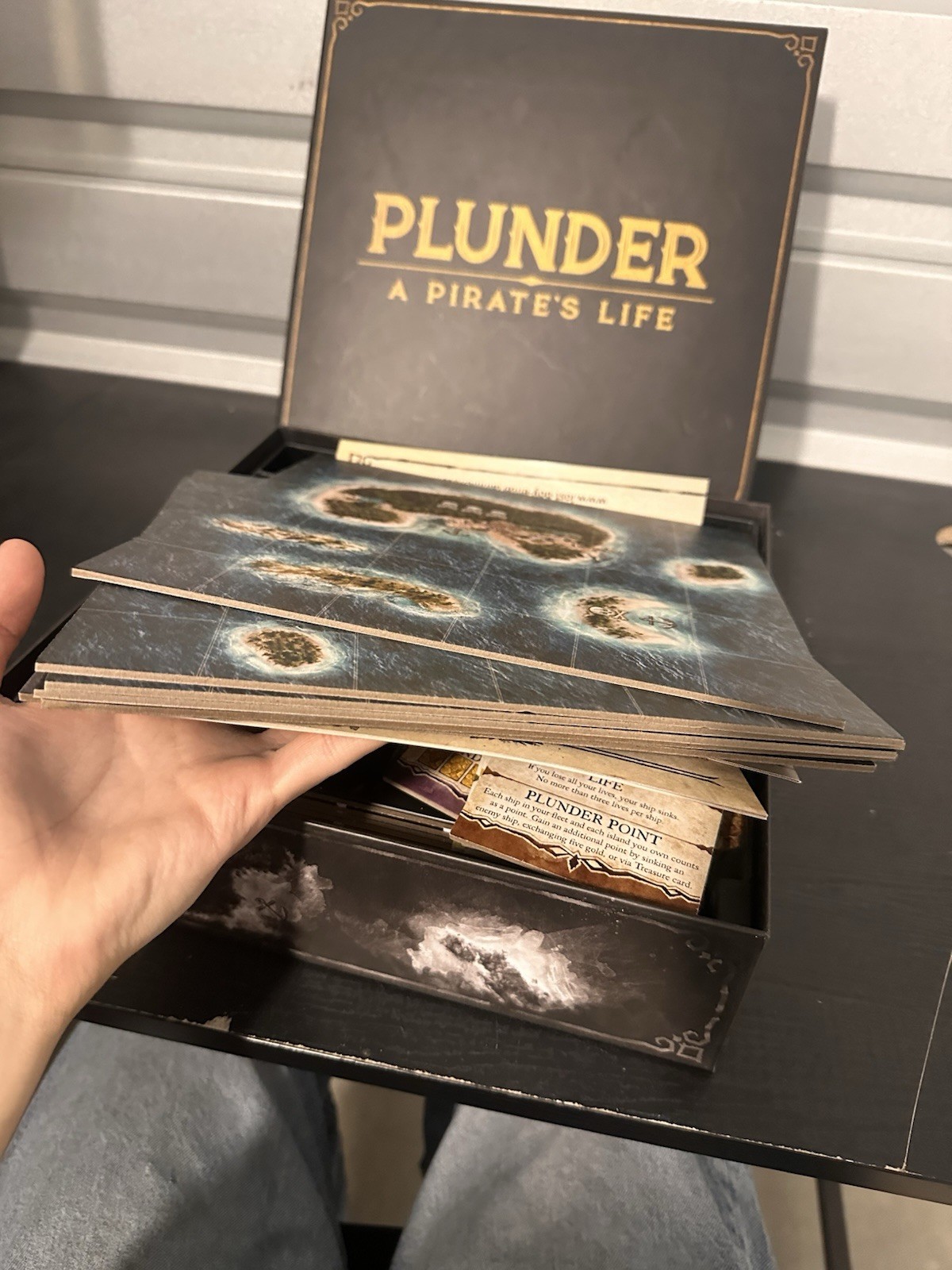 Plunder a Pirate’s Life Strategy Game Board Preowned Excellent! Complete