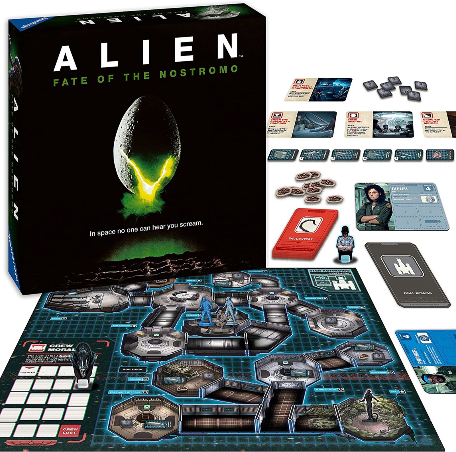 New – ALIEN FATE OF THE NOSTROMO – Board Game RAVENSBURGER Strategy SPACE 2021