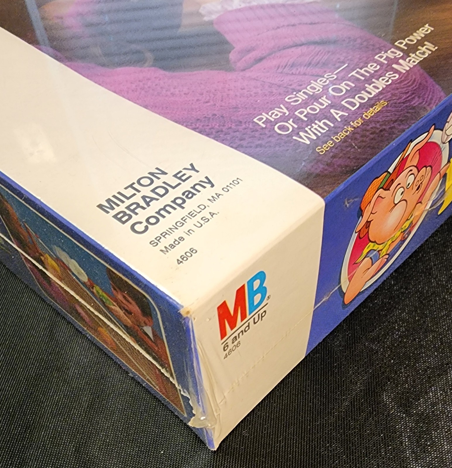 Vintage 1986 Milton Bradley PIG PONG Tabletop Game NEW IN BOX SEALED
